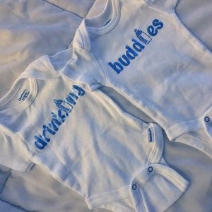 NB twin onesies